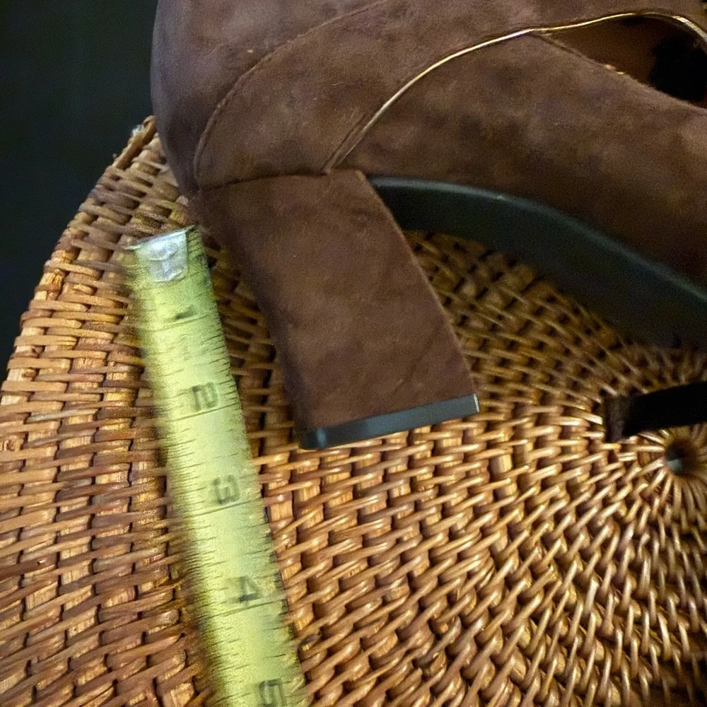 Earthies‎ Elegant Brown Suede Women's Shoes
